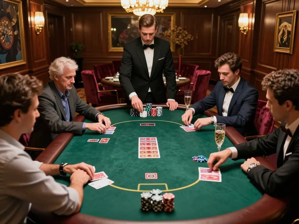 Experience the thrill of high-stakes betting at https://vikubet.com/ with strategic poker gameplay in a luxurious setting