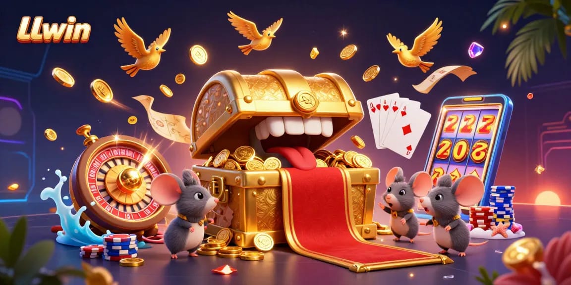 Engage in exhilarating gaming experiences at LLwin, showcasing vibrant casino elements and dynamic play.