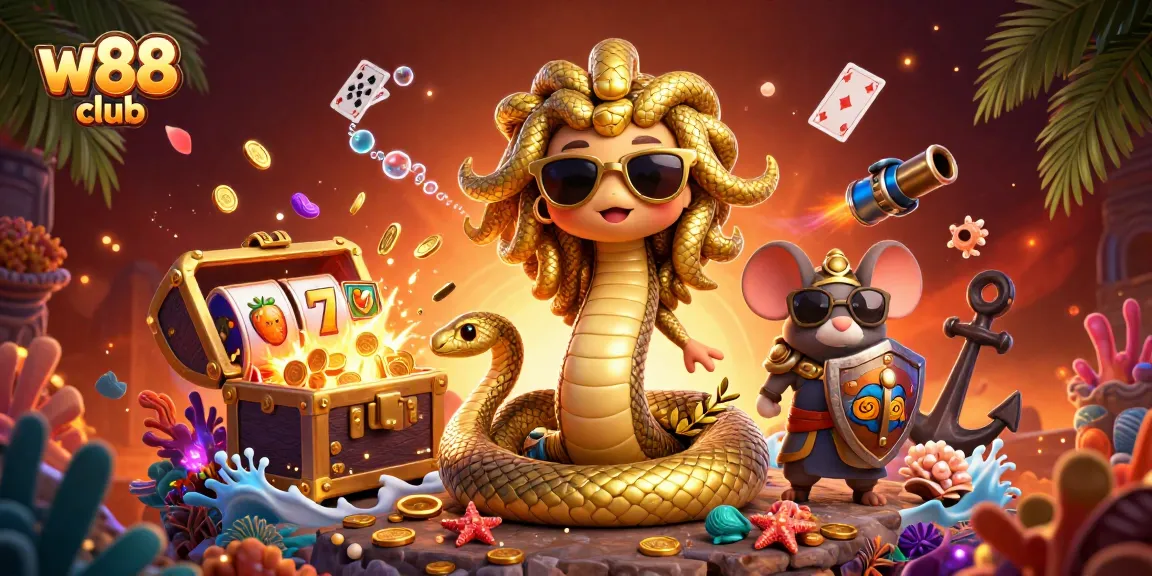 W88 club mang đến trải nghiệm chơi game slot tuyệt vời với hình ảnh sống động và kịch tính.