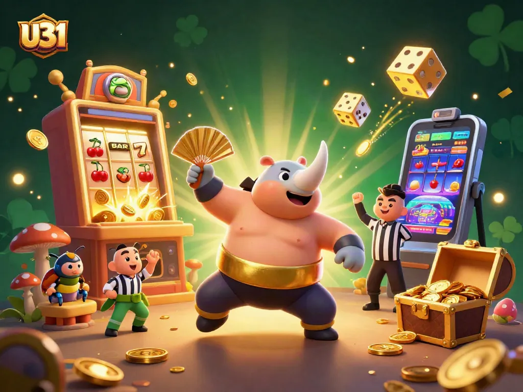 Experience the thrill of U31 with vibrant characters and dynamic casino elements in action.