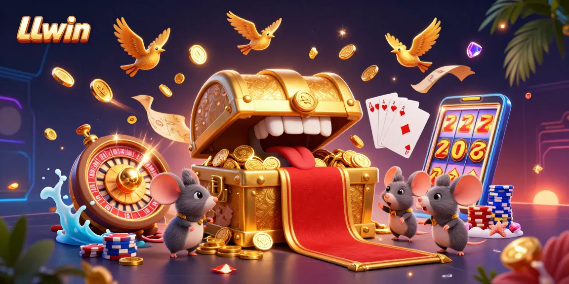 Engage in exhilarating gaming experiences at LLwin, showcasing vibrant casino elements and dynamic play.