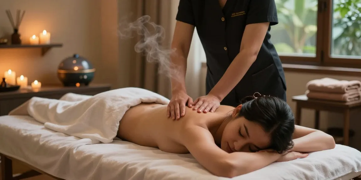 Experience a rejuvenating 서울출장안마 massage therapy session in a serene spa environment, highlighting relaxation and wellness.