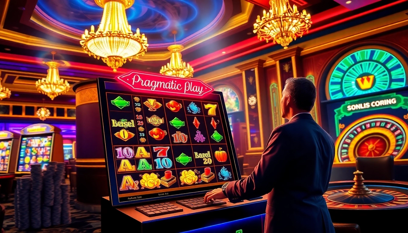 Experience thrilling gameplay in a demo slot pragmatic environment with vibrant casino visuals.