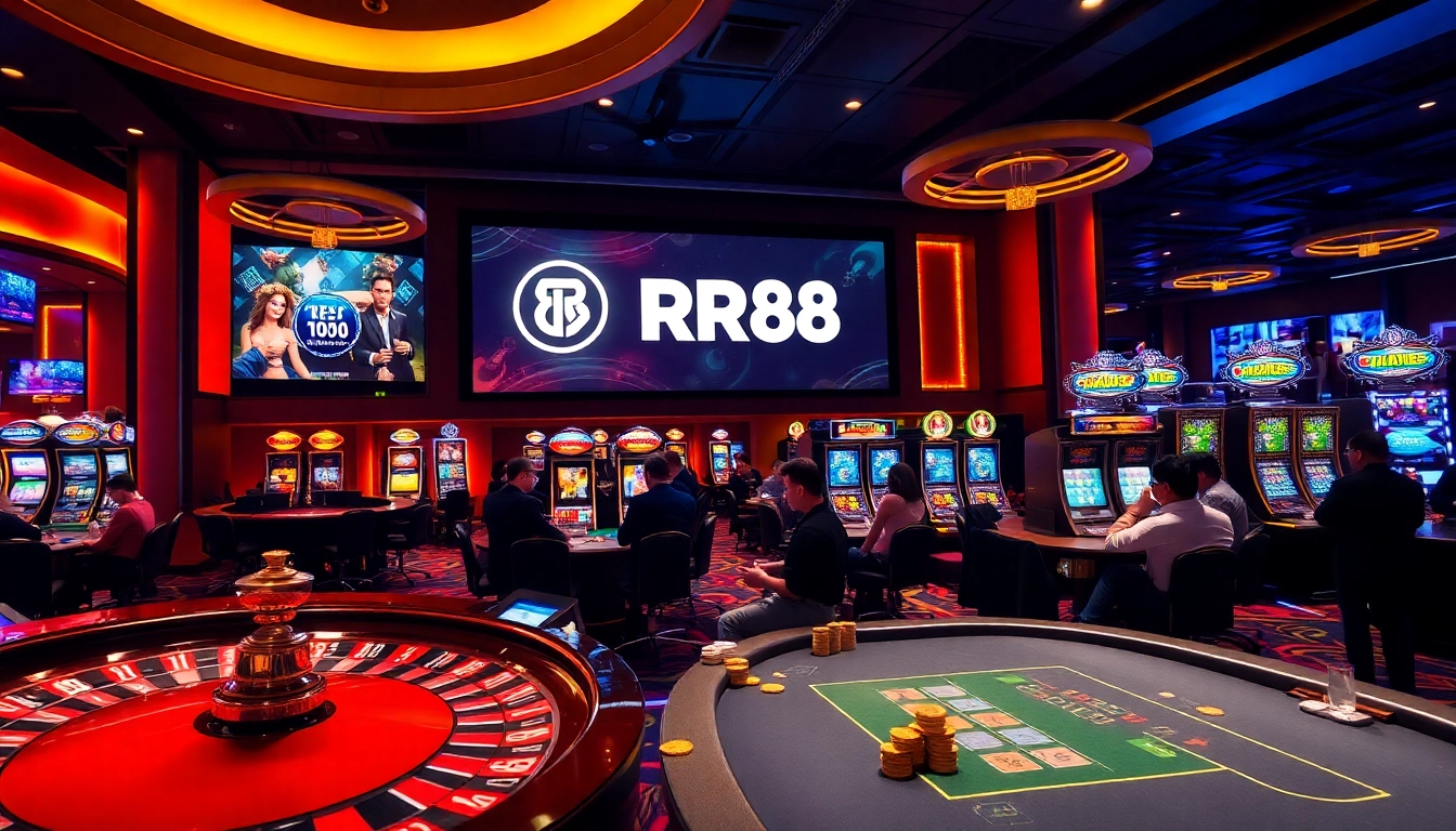 Play exciting games at RR88 with vibrant casino atmosphere and engaging gambling experience.
