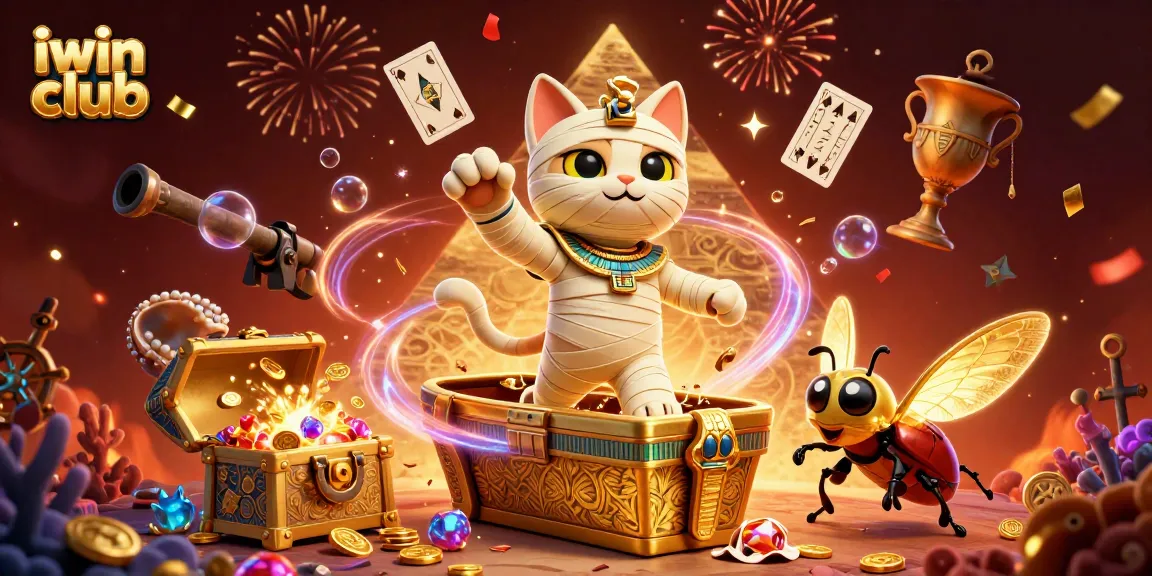 Experience the thrills of iwin club with an Egyptian-themed 3D gaming adventure bursting with action.