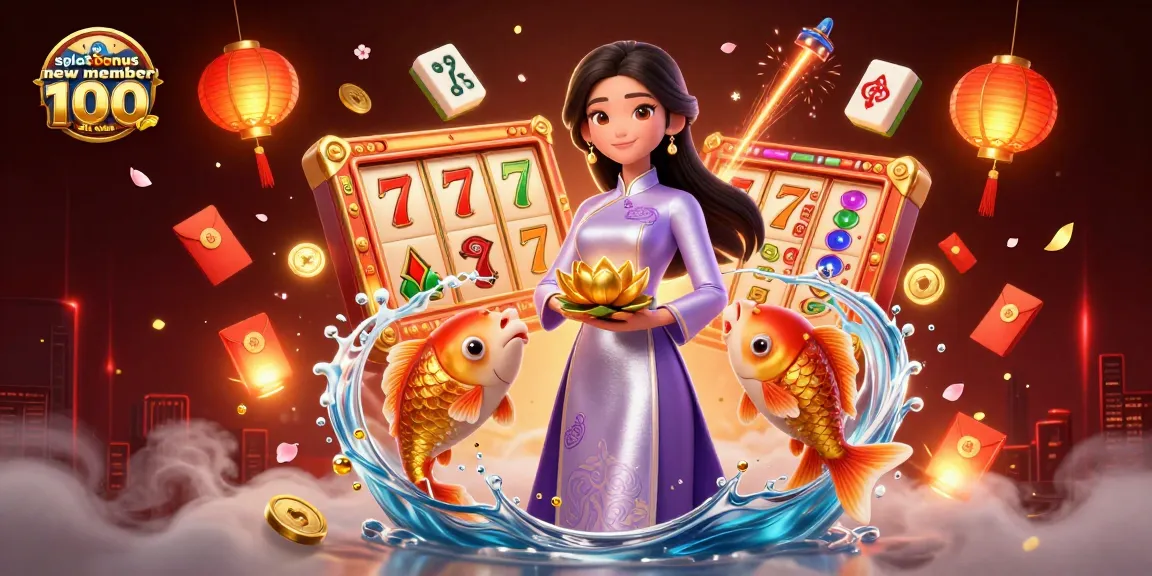 Engage with the slot bonus new member 100 di awal for enhanced winnings in an energetic casino scene.