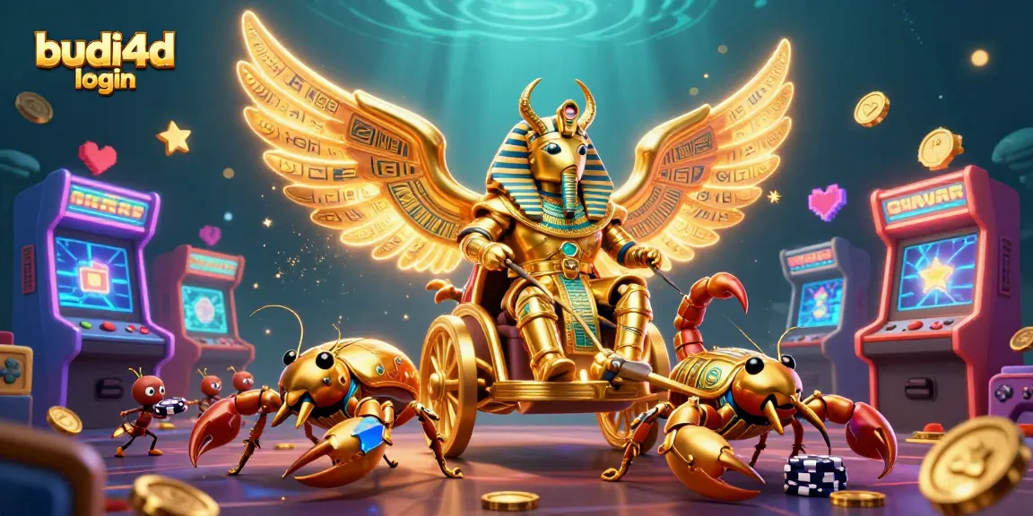 Engage in exciting casino action with BUDI4D login featuring vibrant characters and dynamic game elements.