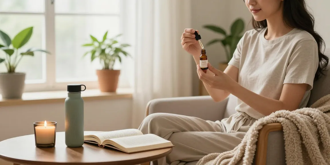 Discover the best CBD oil Canada through relaxed living room scene highlighting wellness and tranquility.