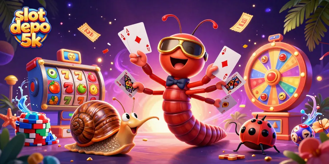 Experience vibrant action with slot depo 5k game elements, featuring dynamic characters and colorful symbols.