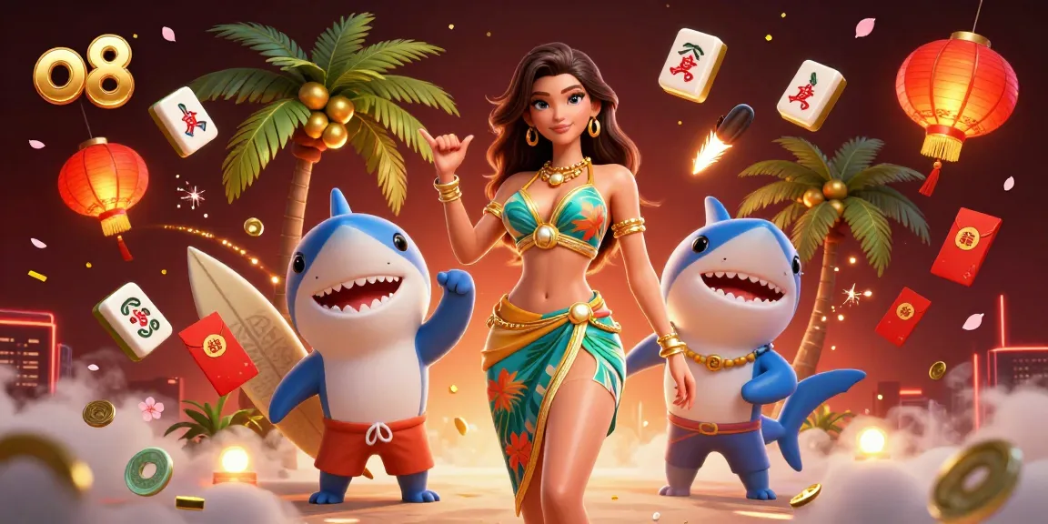 Engage in thrilling gaming experiences at o8 with vibrant casino-themed illustration.