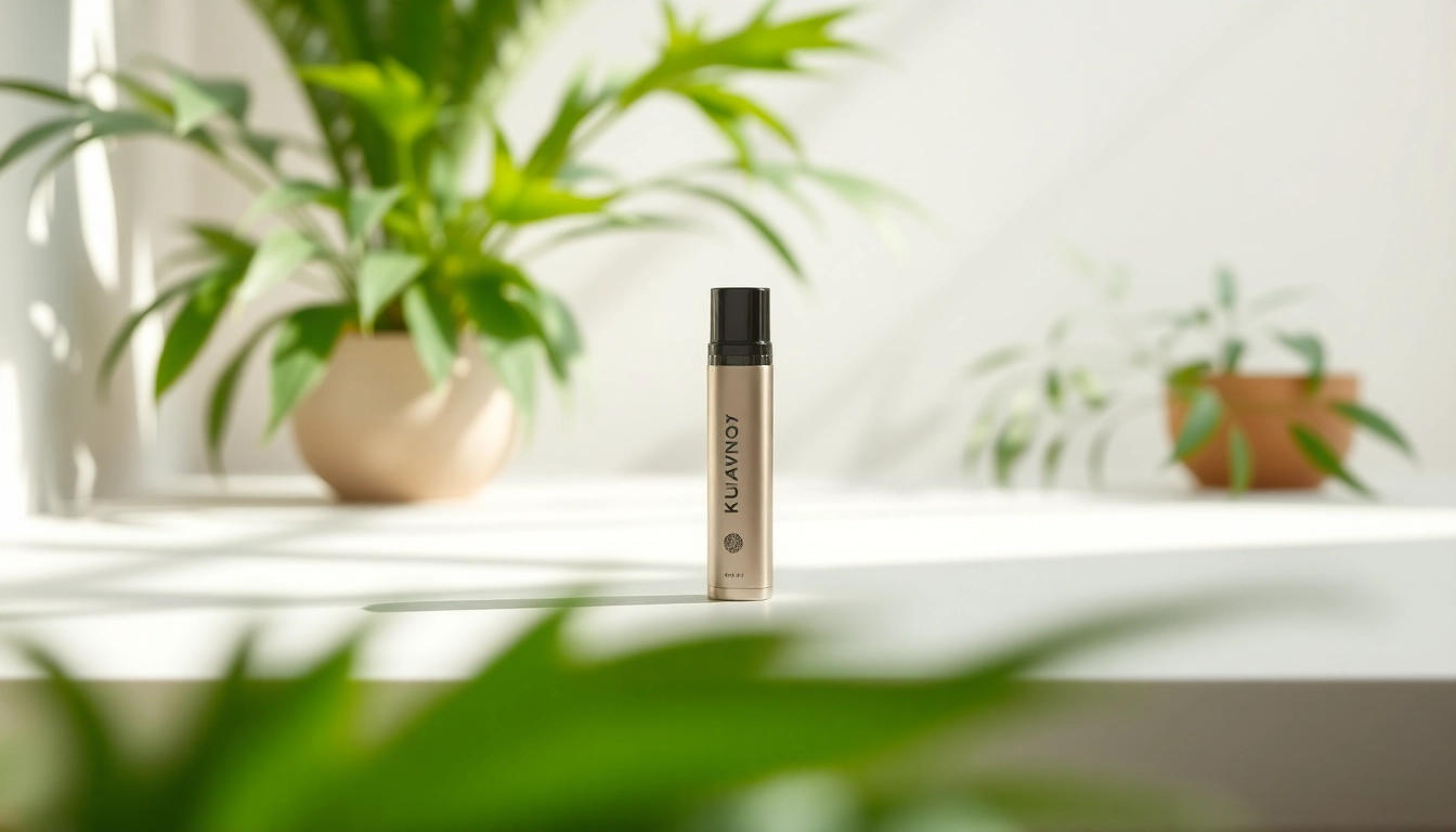 Showcase of a kurvana cartridge emphasizing its sleek design and quality craftsmanship.