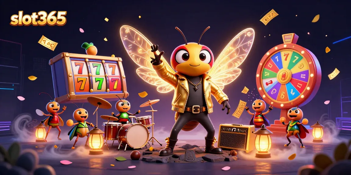 Experience big wins at slot365 with the dynamic energy of a 3D rock star scene.