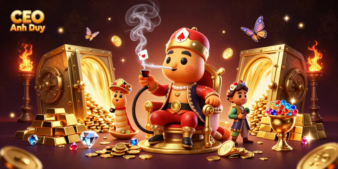 Engage with the enchanting scene of CEO Anh Duy as a hookah-master in a lively casino atmosphere.
