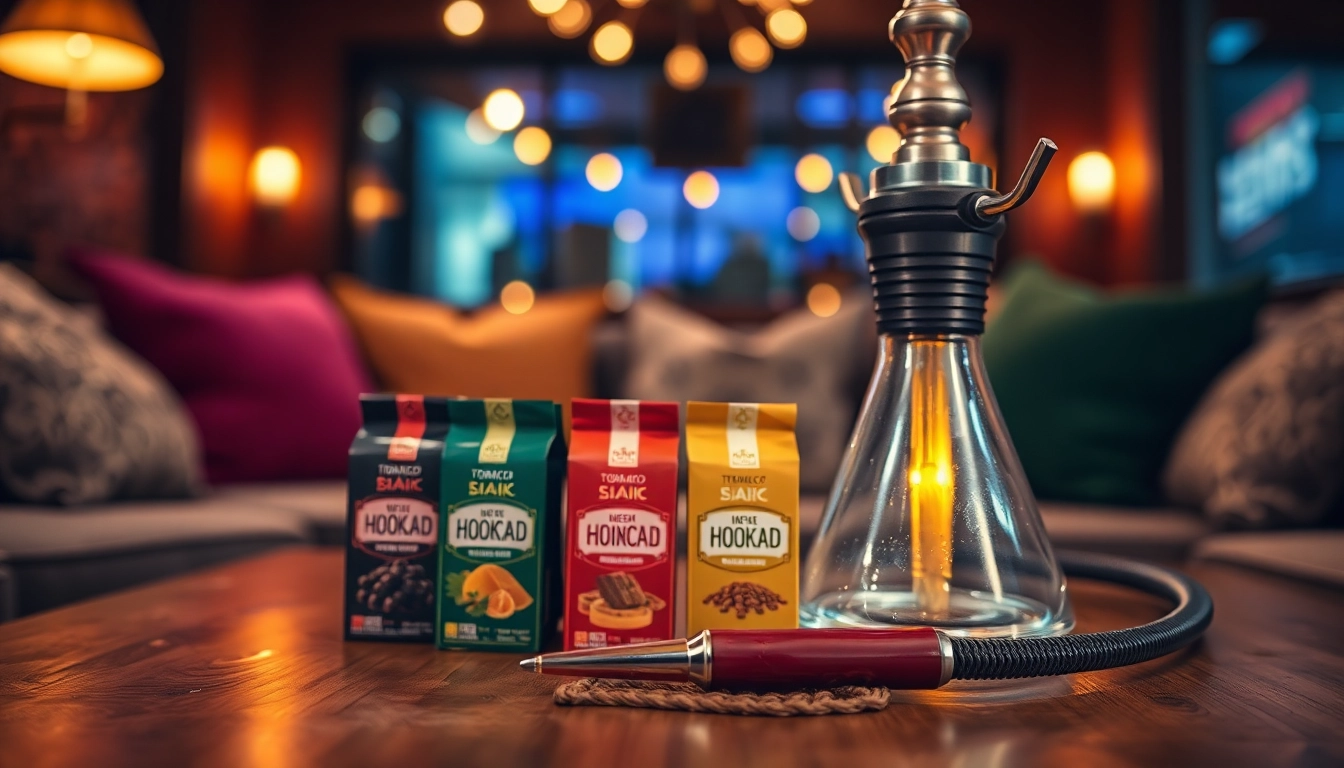 Качественная табака для кальяна на столе в уютной атмосфере.